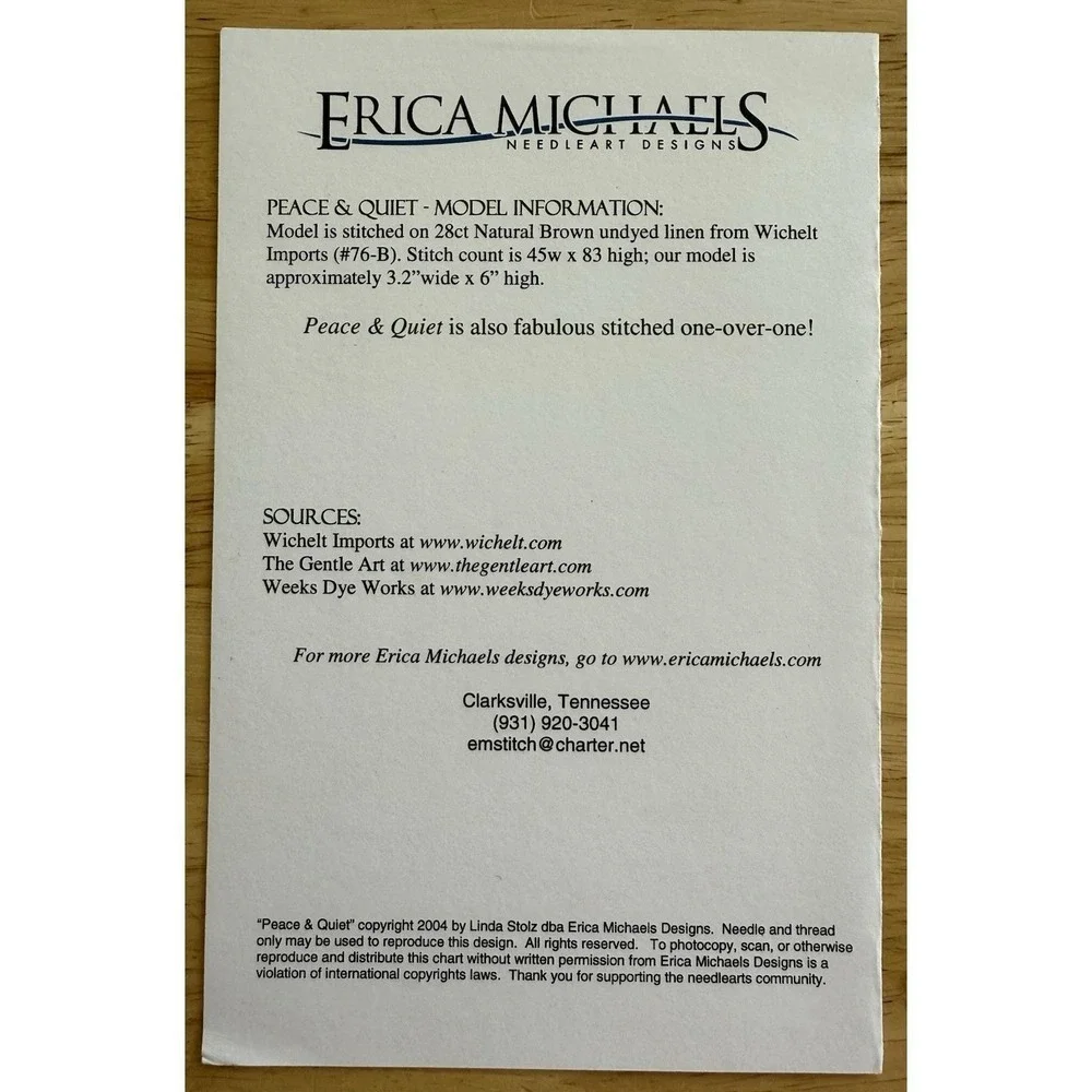 Erica Michaels 2004 chart